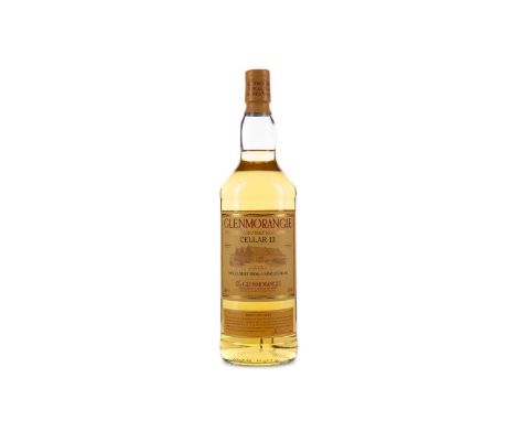 GLENMORANGIE CELLAR 13 - ONE LITRESingle Malt Scotch WhiskyMatured in first fiill casks. One litre, 43% volume.