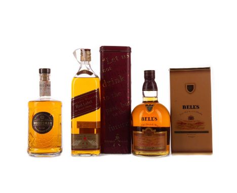 THE WOODSMANBlended Scotch Whisky70cl, 40% volume.BELL'S 12 YEARS OLD - ONE LITREBlended Scotch WhiskyOne litre, 43% volume, 