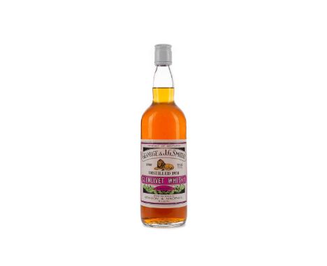 GLENLIVET 1938 GEORGE &amp; J.G SMITHSingle Malt Scotch Whisky26 2/3 fl.oz (75.7cl), 70° proof.Condition report: Wear to labe