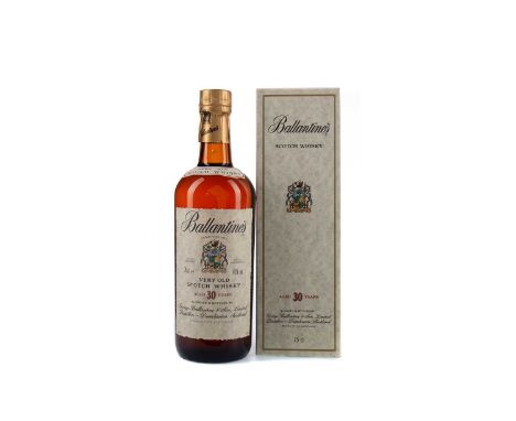 BALLANTINE'S AGED 30 YEARSBlended Scotch Whisky75cl, 43% volume, in carton.