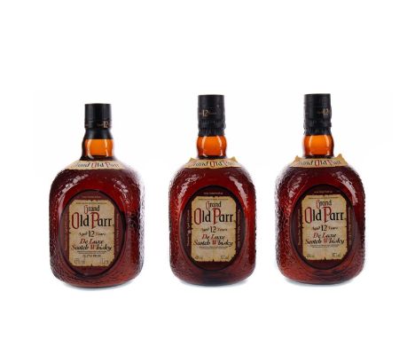 GRAND OLD PARR - 937.5ML (2)Blended Scotch Whisky937.5ml, 43% volume, in carton.GRAND OLD PARR - ONE LITREBlended Scotch Whis