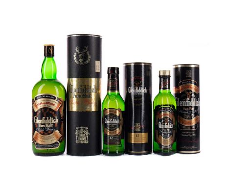 GLENFIDDICH PURE MALT - 1.125CLSingle Malt Scotch Whisky1.125 litres, 86° proof, in tube.GLENFIDDICH SPECIAL OLD RESERVE - 35