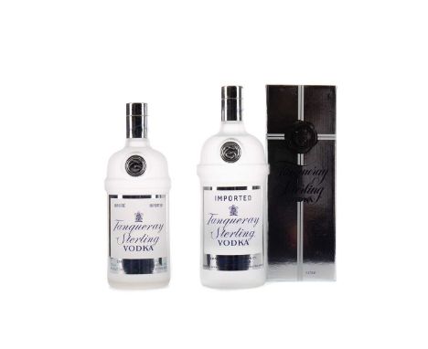 TANQUERAY STERLING - ONE LITREEnglish VodkaOne litre, 40% volume, in carton.TANQUERAY STERLINGEnglish Vodka750ml, 40% volume.