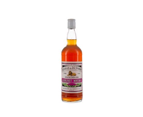 GLENLIVET 1938 GEORGE &amp; J.G SMITHSingle Malt Scotch Whisky26 2/3 fl.oz, 70° proof.Condition report: Some wear to label.