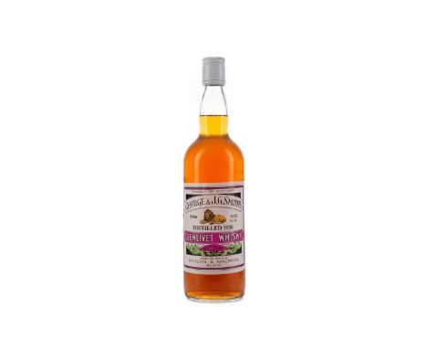 GLENLIVET 1938 GEORGE &amp; J.G SMITHSingle Malt Scotch Whisky26 2/3 fl.oz (75.7cl), 70° proof.Condition report: Some wear to