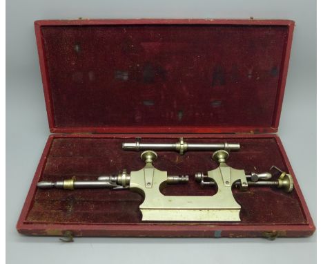 A watchmaker's Jacot pivot burnishing tool 