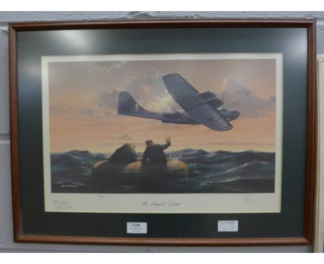An Ivan Berryman print, By Dawn's Light, limited edition, 121/250, signed 
