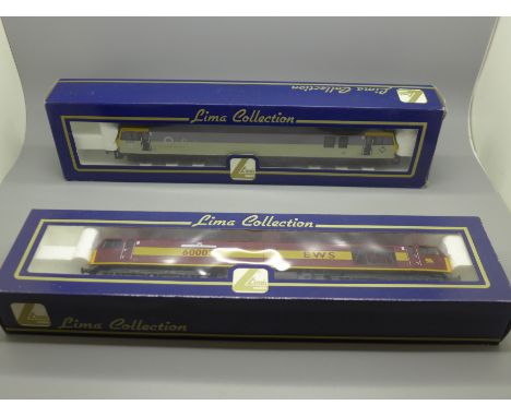 Two Lima Collection 00 gauge model locomotives, including Class 92015 D.H. Lawrence, boxed 