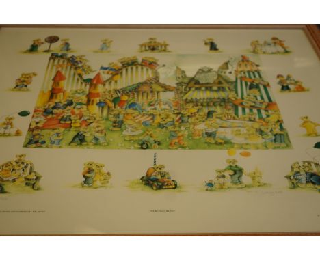 Lynsey Ward limited edition signed print titled 'All the fun at the fair' 