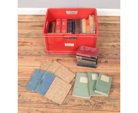 A collection of 20th century medical books including Illustrations of Regional Anatomy, Diseases of Children, Manual of Bacte