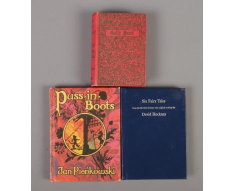 Three miniature books. Includes Six Fairy Tales from The Brother Grimm, with original etchings by David Hockney, Jan Pienkows