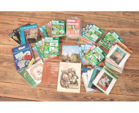 A large quantity of collector's guides. Includes The Antique Dealer and Collectors guide, Book and Magazine Collector etc.  