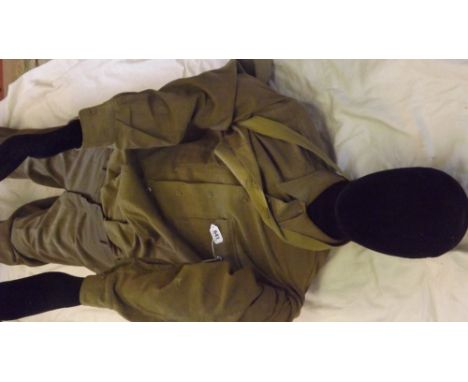A manikin in army clothes      
