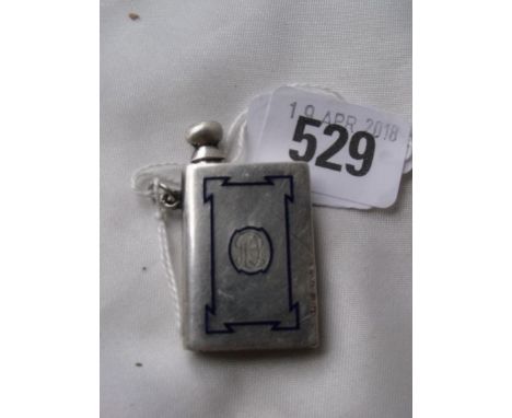 Lighter in the form of a book with blue enamel import mark 1.5” high