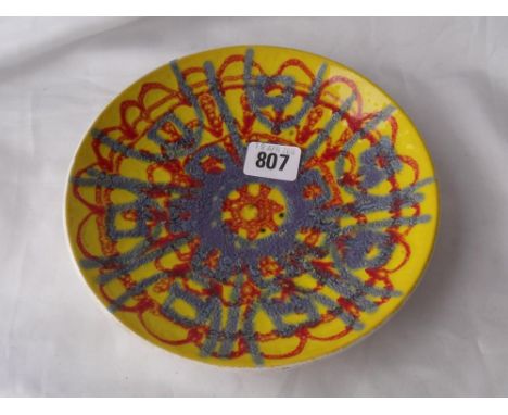 Poole 1970's plate 8” dia      