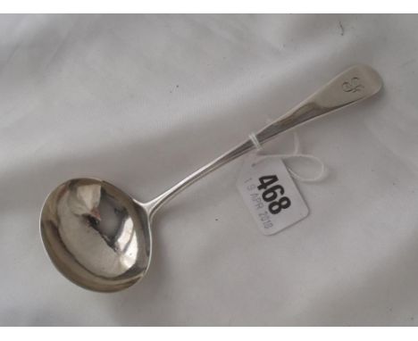 Georgian oe pattern sauce ladle Lon 1828 by GS &   WF  40g        