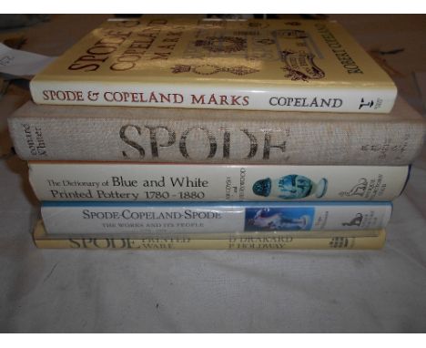 WILKINSON, V.   Spode-Copeland-Spode   1st.ed.   2002, Woodbridgw, 4to orig. gt. dec. cl. plus 4 others (5)  
