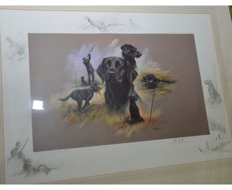 Framed and signed limited edition No. 363 Mike Coulson print