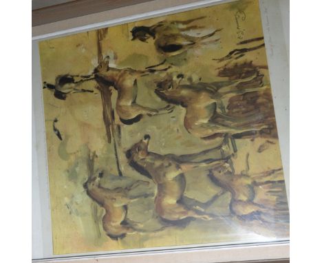 Framed Munings print 