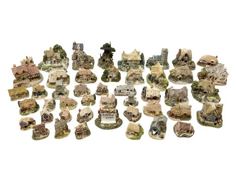 Forty six Lilliput Lane model cottages, to include 'Convent in the Woods', 'Holme Dyke' 'Secret Garden' etcCondition Report:S