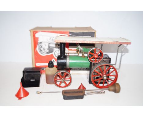 Mamod traction engine with original box