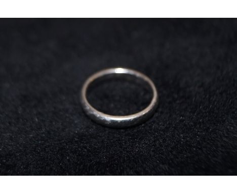 Platinum band Size K Weight 4.9g