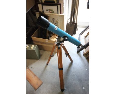 Astral Telescope on Folding Wooden Stand