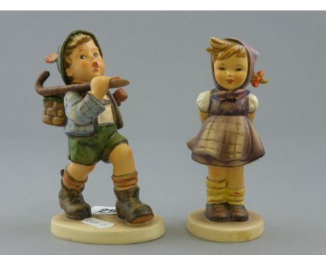 Two Goebel Hummel Figures - 'Which Hand?' and 'The Runaway' (with polystyrene boxes)