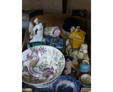 Group of Good Quality Ceramics to include Stoneware Tobacco Jar, Poole, Sylvac, Oriental, etc