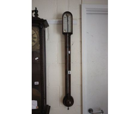 19th century Mahogany Stick Barometer, C H Chadburn, 71 Lord Street, London