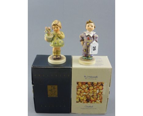 Boxed Goebel Hummel Exclusive Edition Figure 'My Wish is Small' and Boxed Goebel Hummel Figure 'Carnival'