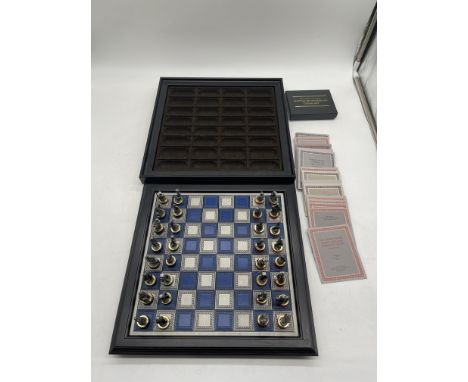 The Waterloo Museum - Battle of Waterloo Chess Set.