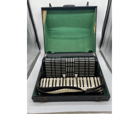 Paolo Soprani, 1940s, Castelfidardo, Italy, Cased Accordion. 