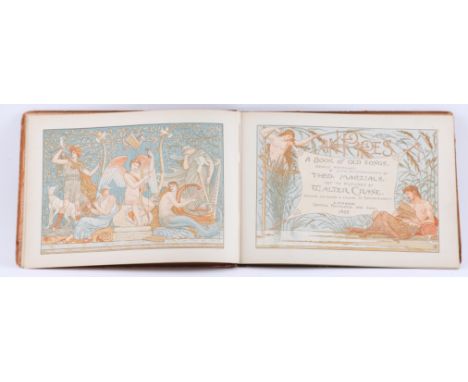 Pan Pipes, a book of Old Songs by Theo Marzials, illustrations by Walter Crane. First edition published 1883 by George Routle