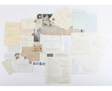 A folder of correspondence with Ernest Pearce, mostly relating to the design and collection of bookplates and some with the b