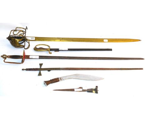 An 18th Century-Type Infantry Officer's Sword, based on the 1796 pattern but with modifications, possibly incorporating old p