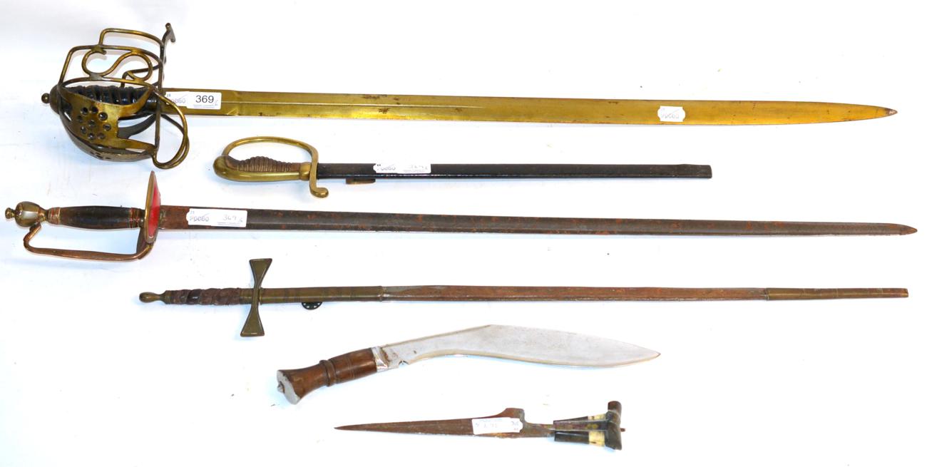 An 18th Century-Type Infantry Officer's Sword, based on the 1796 ...