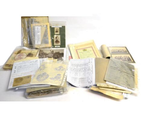 Items of Military Correspondence, including an interesting letter of 1836 from Gunner R. Meakin, 1st. Company, 2nd. Battalion