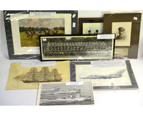 A Collection of Military Photographs and Prints, Ephemera and Related Items, including a small number of R.A.F. aerial bombin