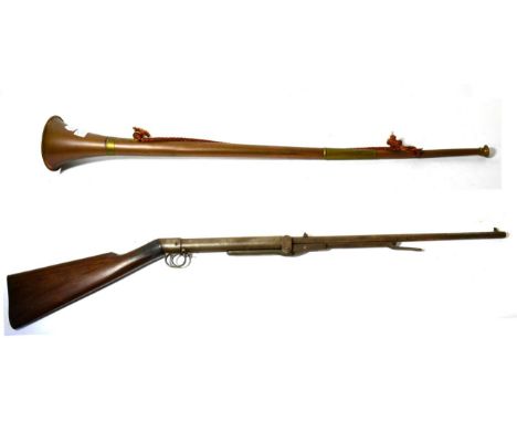 PURCHASER MUST BE 18 YEARS OF AGE OR OVER A BSA Improved Model ''Lincoln Jeffries'' .177 Calibre Air Rifle, No. 10110, underl