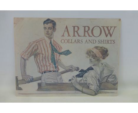 An Arrow Collars and Shirts pictorial advertisement.