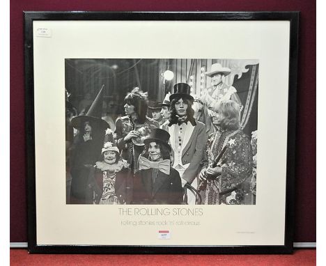 Michael Randolph for the Rolling Stones 'Rolling Stones Rock 'n' Roll Circus', monochrome photographic print, the full sheet 