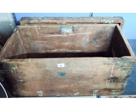 Old wooden trunk