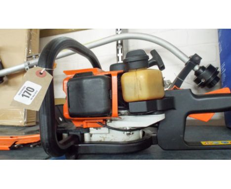 An Stihl petrol engine hedge trimmer 