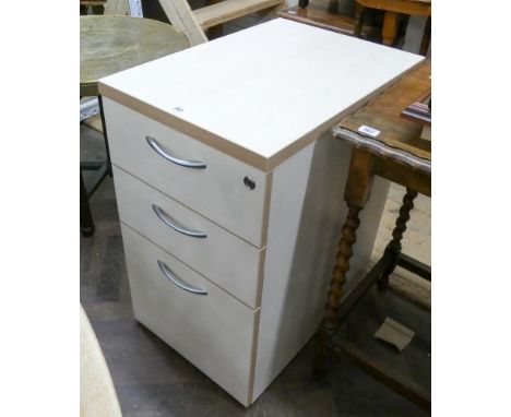 A light beech under desk filing cabinet 