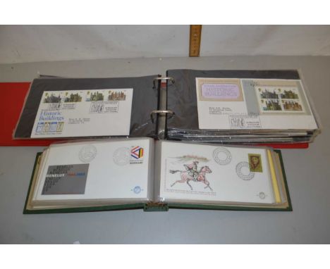 Two albums of various first day covers