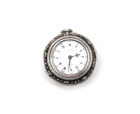 George Prior, London: a quadruple cased pocket watch made for the Turkish market, the white enamel dial with arrow and 0 mark