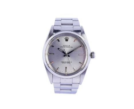 Rolex Oyster Perpetual Superlative Chronometer: a stainless steel cased automatic wristwatch, ref 1018, serial 4440xxx circa1