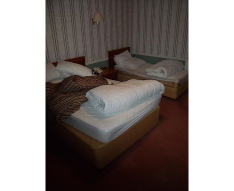 The bedroom contents of room 52, comprising of Double bed, single bed, two bedside tables, two chairs, dressing chest, double