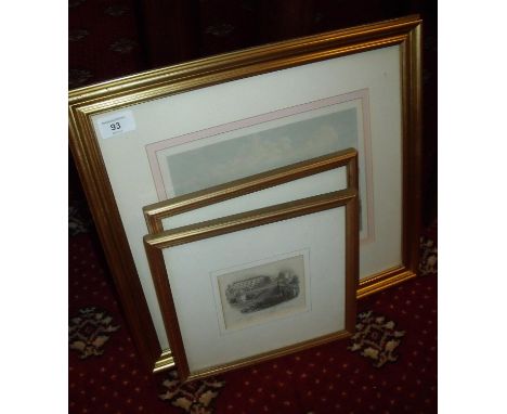 Framed and mounted colour prints of Scarborough from The Spa, Cliff Bridge Terrace, Scarborough Museum &amp; Cliff Bridge and